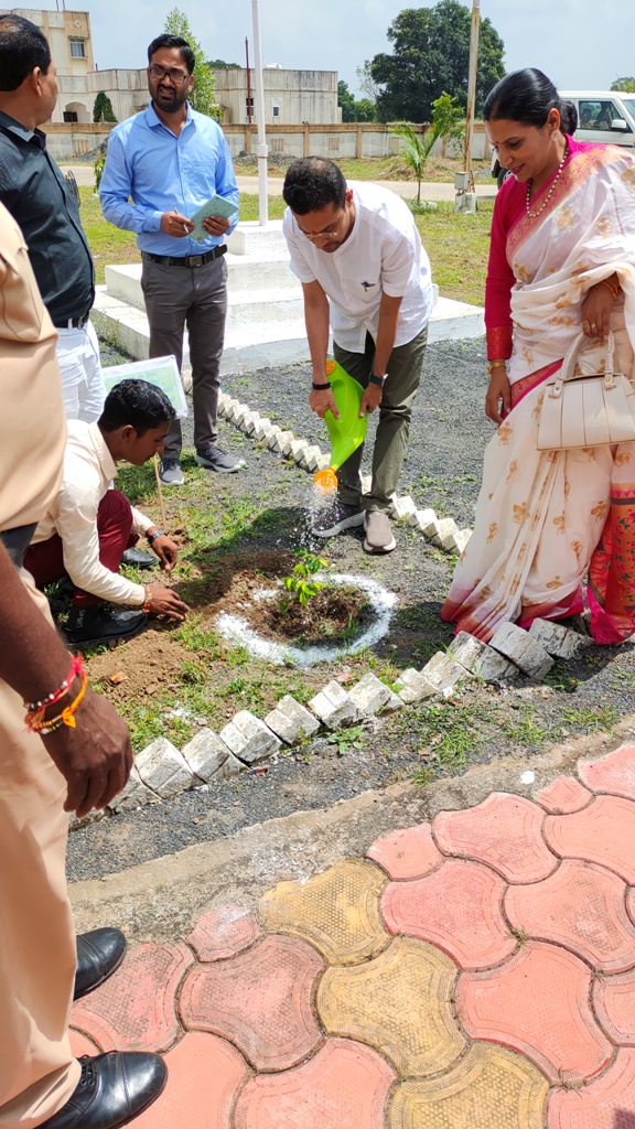 Plantation by DM Sir Aditya Singh